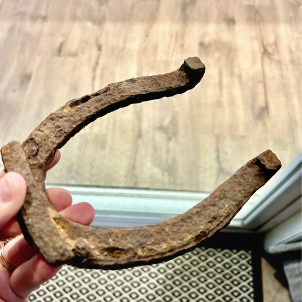 ⭐️$5 when bundled⭐️ Authentic Antique Lucky horseshoe pony Western Rustic Barn